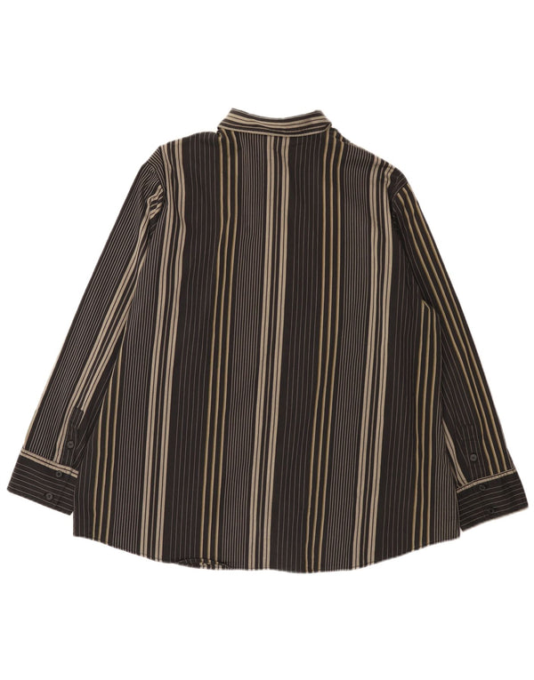 Damska koszula oversize ELENA MIRO UK 18 XL w czarne paski