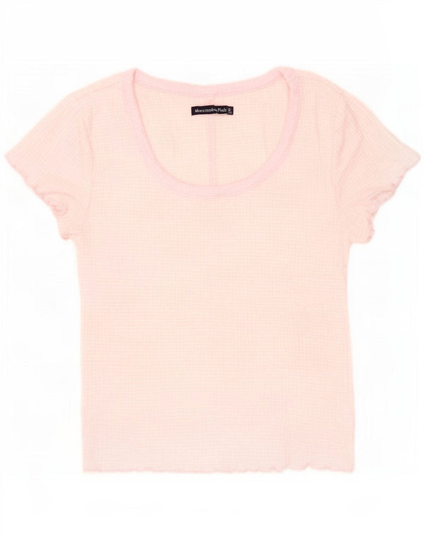 Damski t-shirt Abercrombie & Fitch, UK 8, mały, różowy