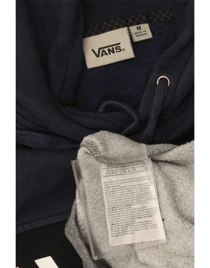 Męski sweter z kapturem Vans z grafiką, średniej wielkości, wielobarwny, bawełniany z blokami kolorów