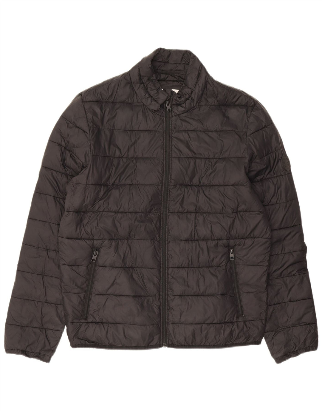 Męska ocieplana kurtka Jack & Jones UK 40, duża, czarna