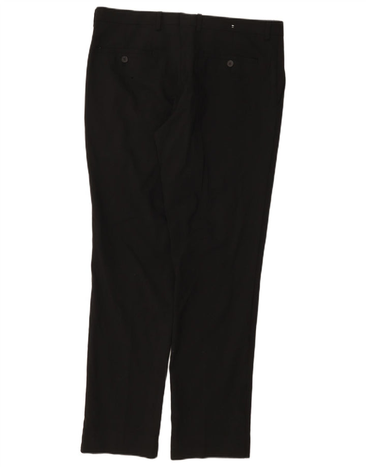 Męskie spodnie codzienne Dkny W34 L31 Czarna wełna