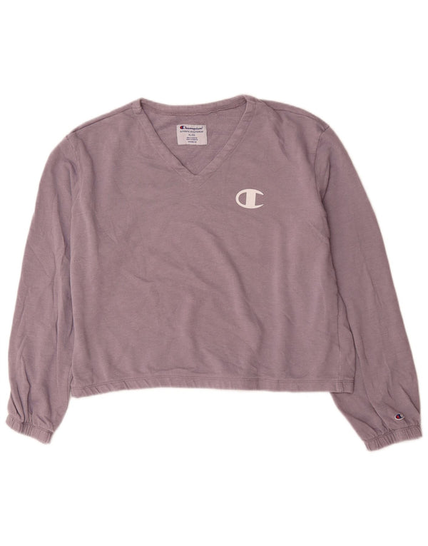 Damska bluza oversize Champion UK 18 XL, fioletowa bawełna