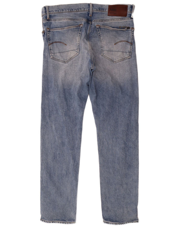 Męskie jeansy slim G-Star W33 L32 Niebieskie bawełniane