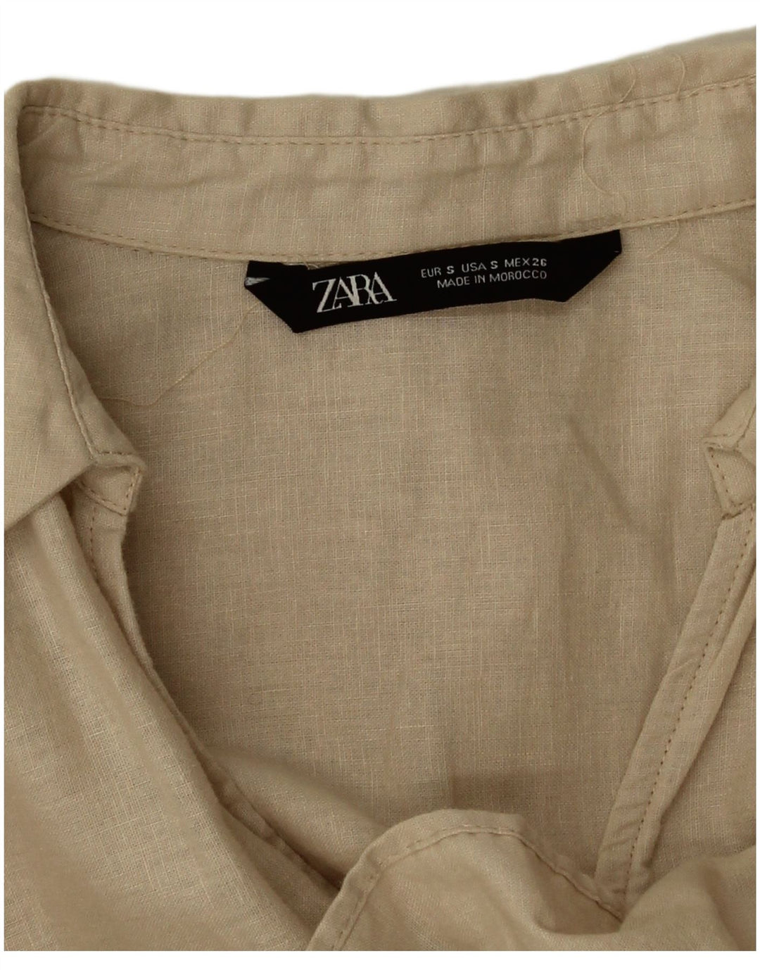 Sukienka damska Zara o linii A UK 10 Small Beżowa