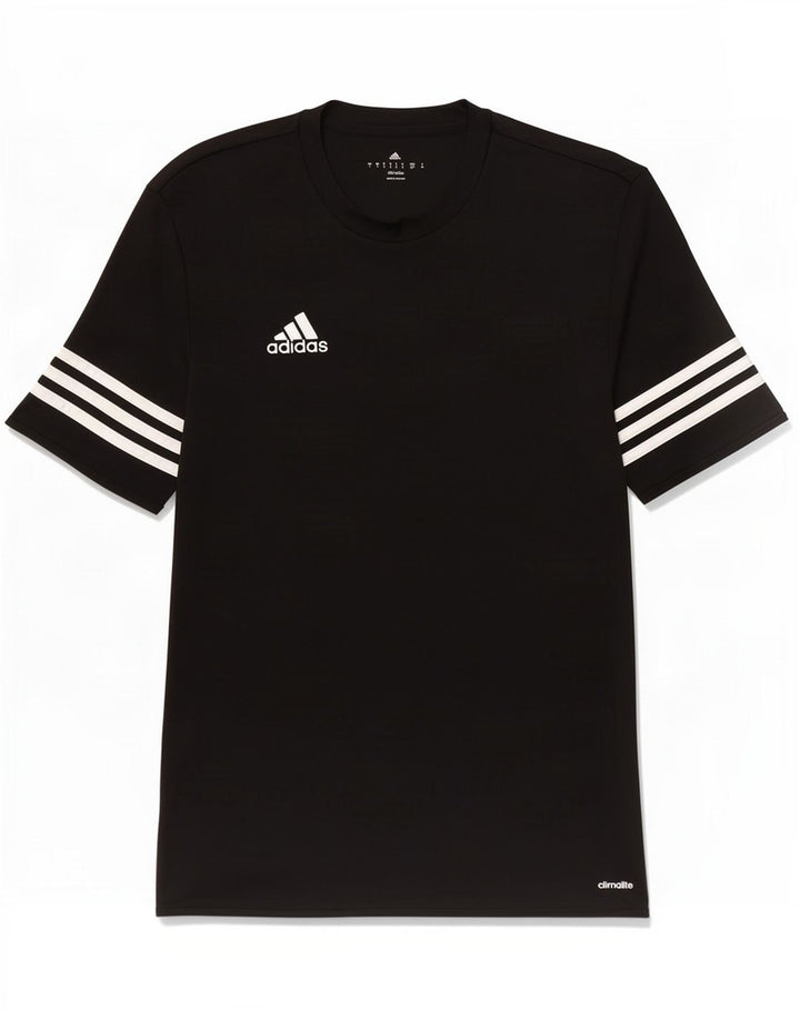 Adidas Męska koszulka Climalite Top, mała, czarna, z poliestru