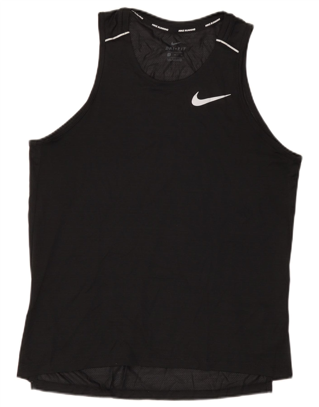Damska kamizelka Nike Dri Fit Top UK 14, średni czarny poliester