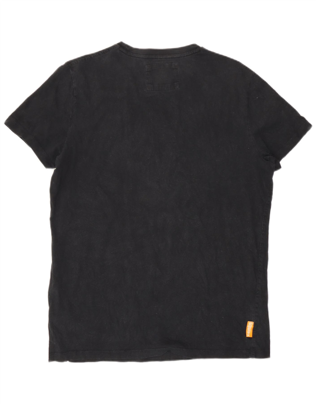 Męski T-shirt Superdry, duży, czarny, bawełniany