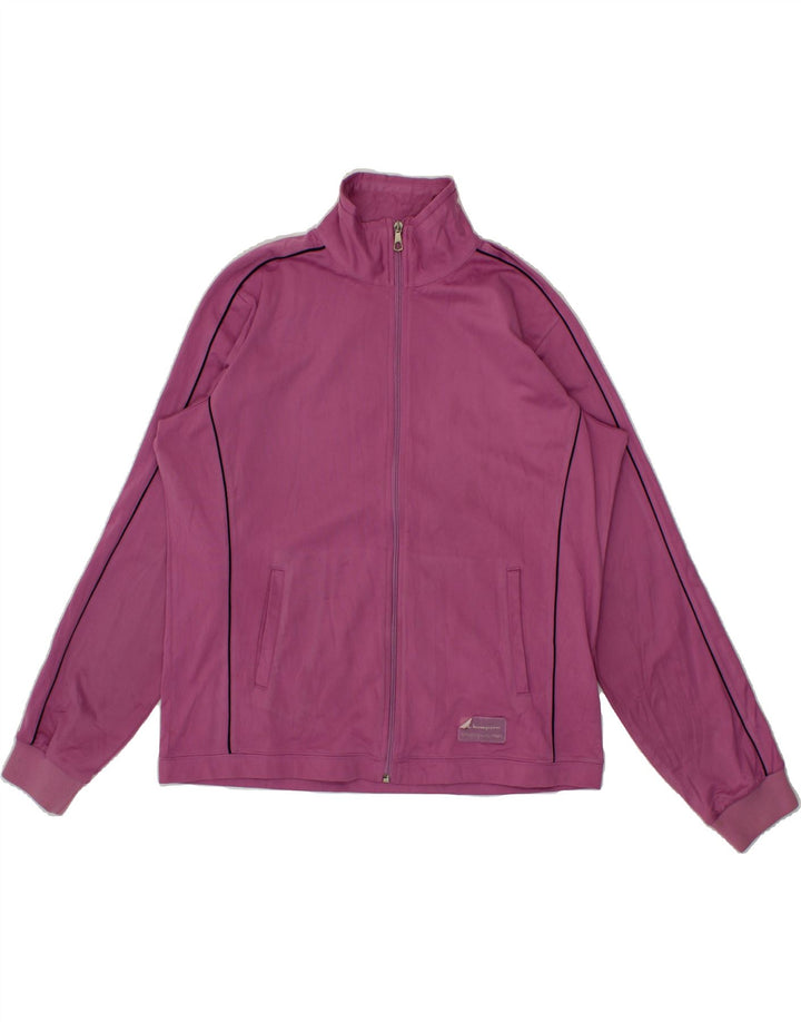 CHAMPION Womens Easy Fit Tracksuit Top Jacket UK 16 Large Pink Polyester Vintage Champion and Second-Hand Champion from Messina Hembry 