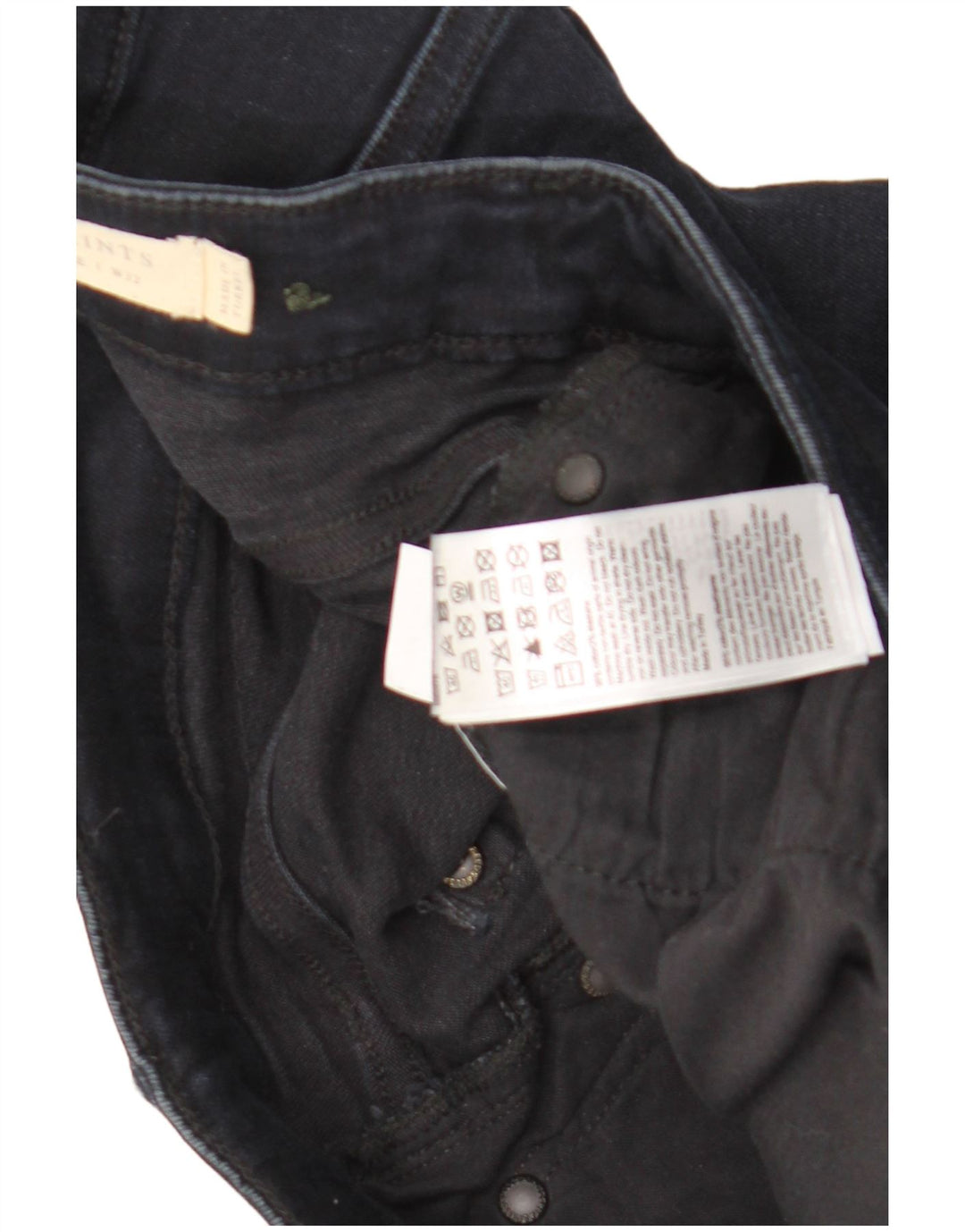 All Saints Męskie Cigarette Slim Jeans W32 L32 Granatowa bawełna