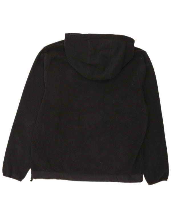 Męski sweter polarowy z kapturem i grafiką Nike, średni czarny poliester