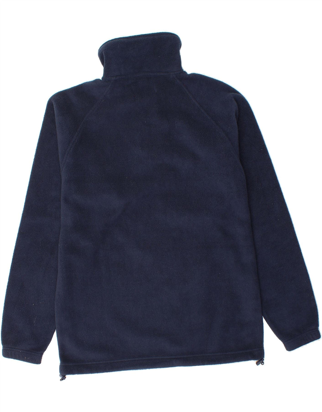KAPPA Mens Zip Neck Fleece Jumper Medium Navy Blue Polyester Vintage Kappa and Second-Hand Kappa from Messina Hembry 