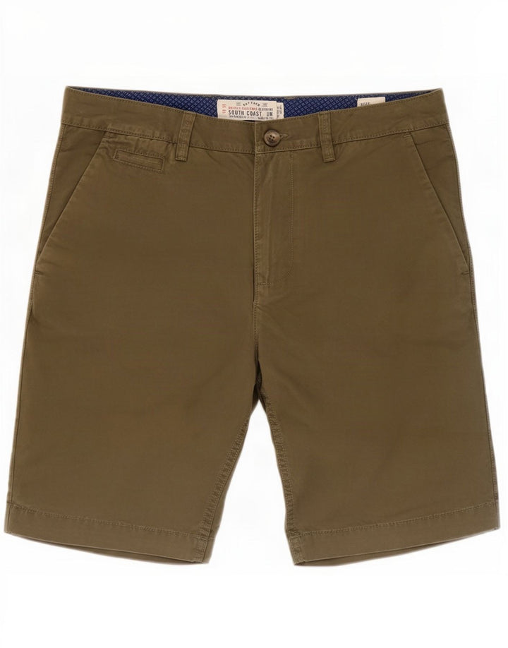 Męskie spodenki Chino Fat Face Medium W32, bawełna khaki