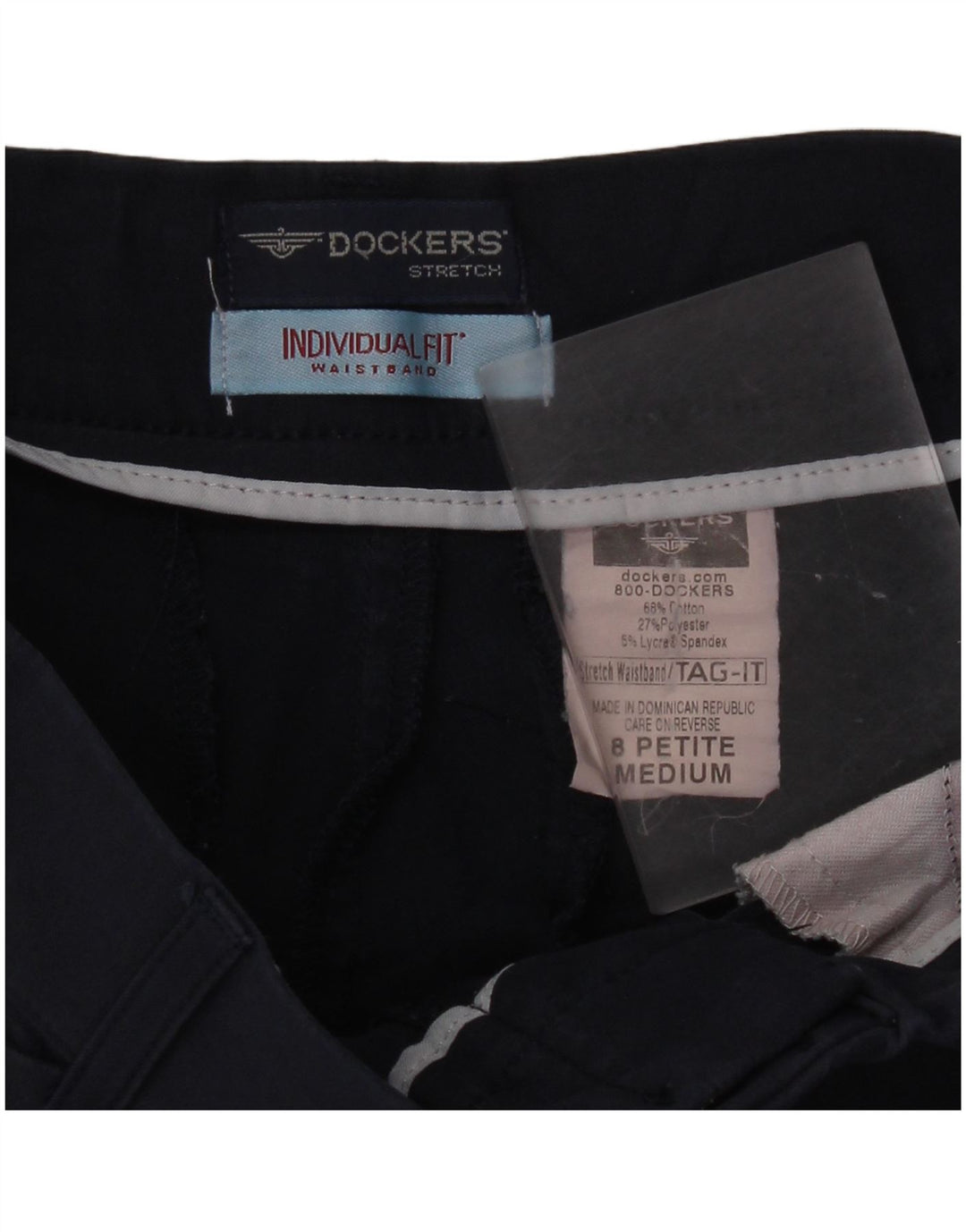 Spodnie damskie Dockers Stretch US 6 Medium W30 L29 Granatowe