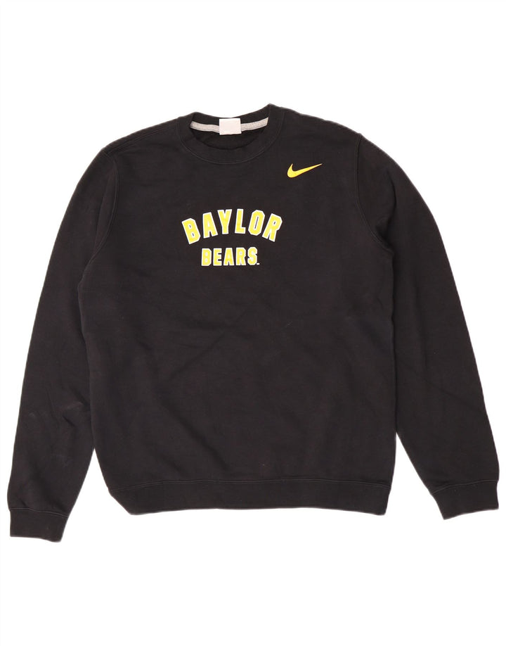 Męska bluza Nike Baylor Bears z grafiką, mała, czarna, bawełniana