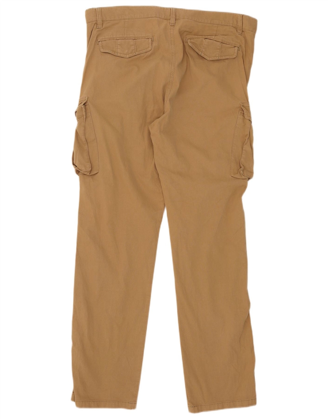 Spodnie męskie Benetton Straight Cargo W36 L31 Beżowe
