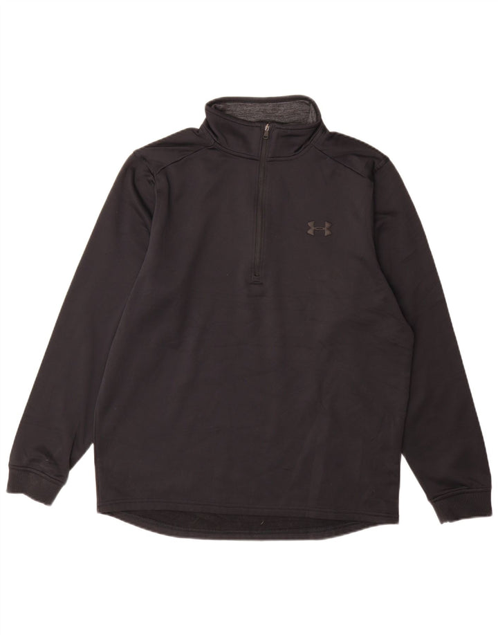 Męski sweter o luźnym kroju UNDER ARMOUR Cold Gear, średni czarny