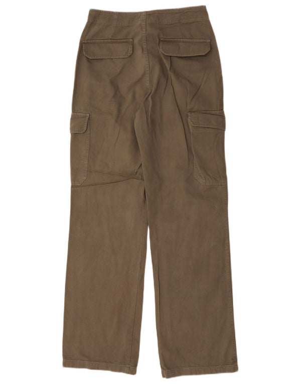 Damskie spodnie cargo Zara EU 36 XS W26 L31 Khaki Cotton