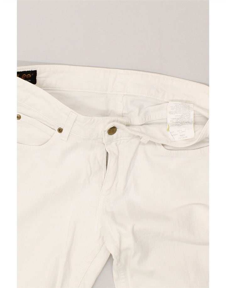 LEE Womens Slim Jeans W30 L31 White Cotton | Vintage Lee | Thrift | Second-Hand Lee | Used Clothing | Messina Hembry 