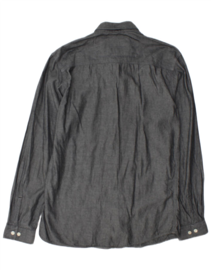 Koszula męska Jack & Jones, średnioszara, bawełniana