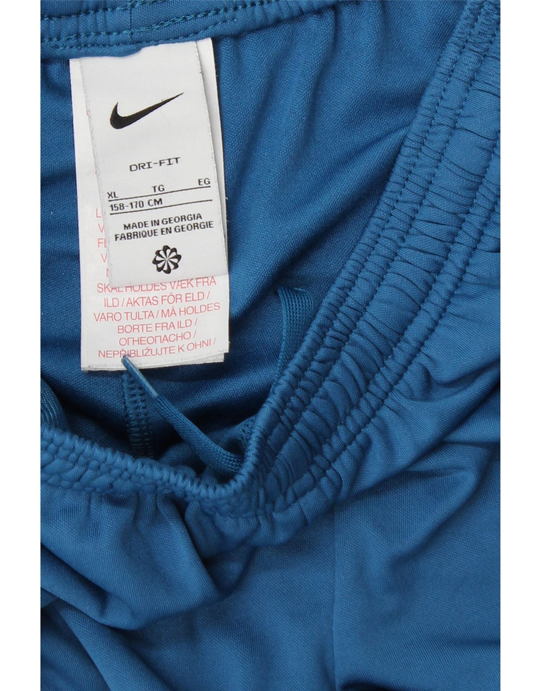 Dres chłopięcy Nike Dri Fit, pełny, 12-13 lat, duży, niebieski, z blokami kolorów