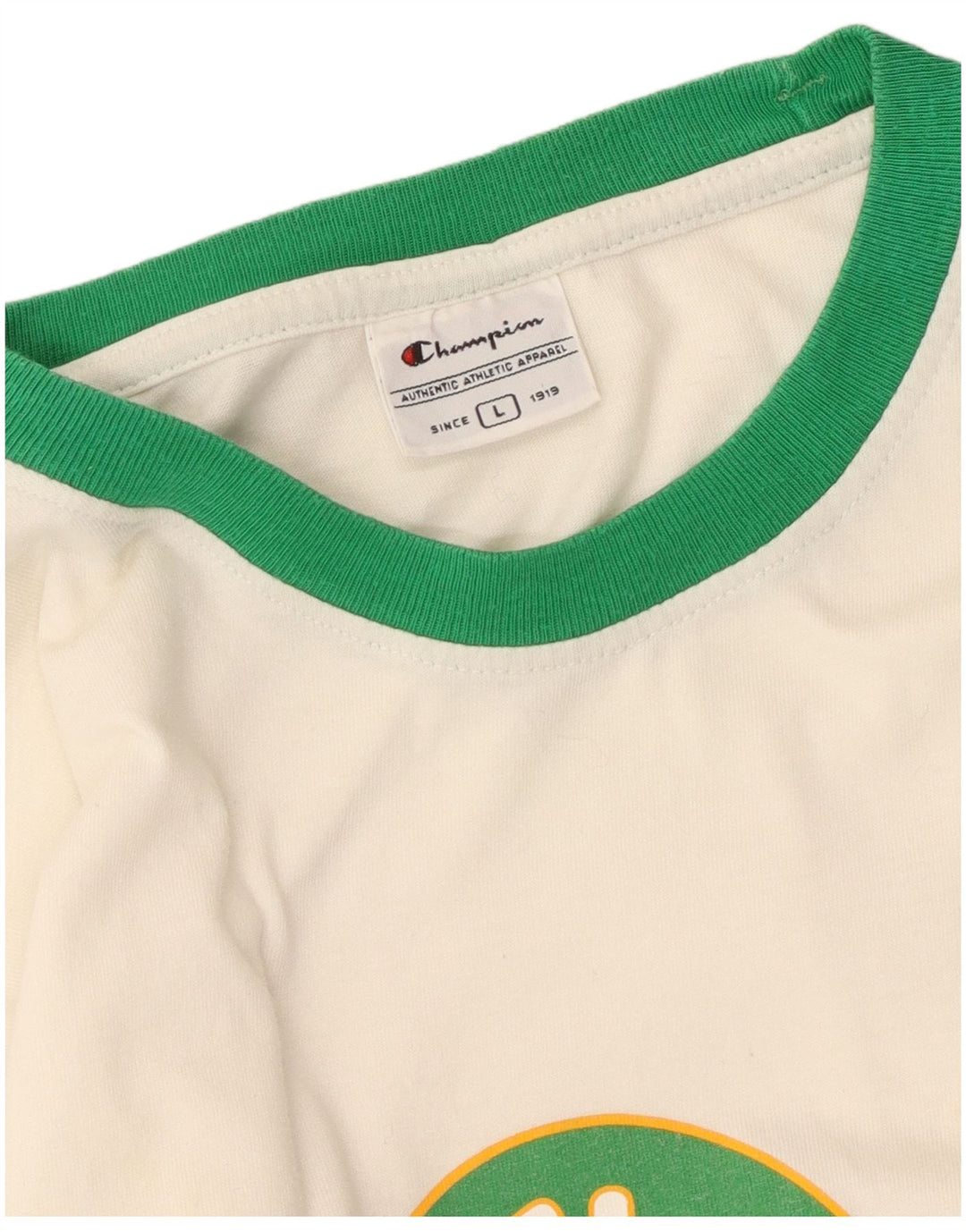 Damska koszulka mistrzowska Celtics z grafiką, duża, biała