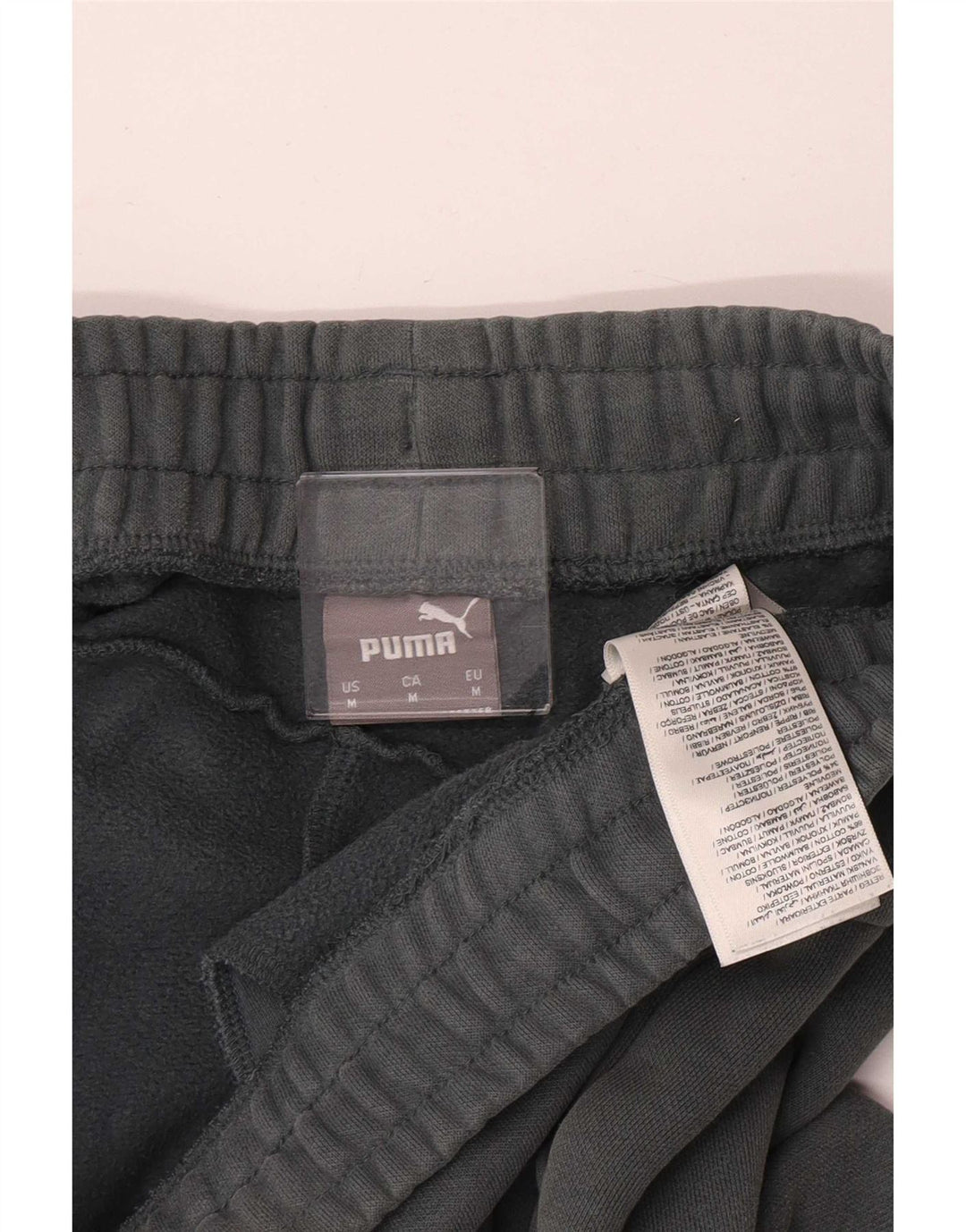 Męskie spodnie dresowe Puma Joggers, średnia zielona bawełna