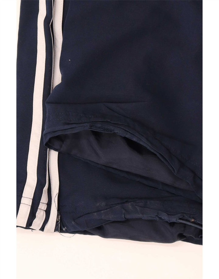 Męskie spodnie dresowe Adidas, duże, granatowe, poliestrowe