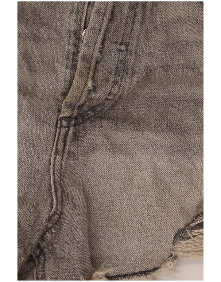 Damskie spodnie jeansowe Zara w trudnej sytuacji EU 40 Medium W30, szara bawełna