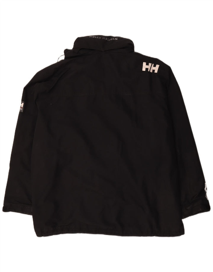 Męska wiatrówka Helly Hansen Graphic UK 46 3XL Czarny poliester