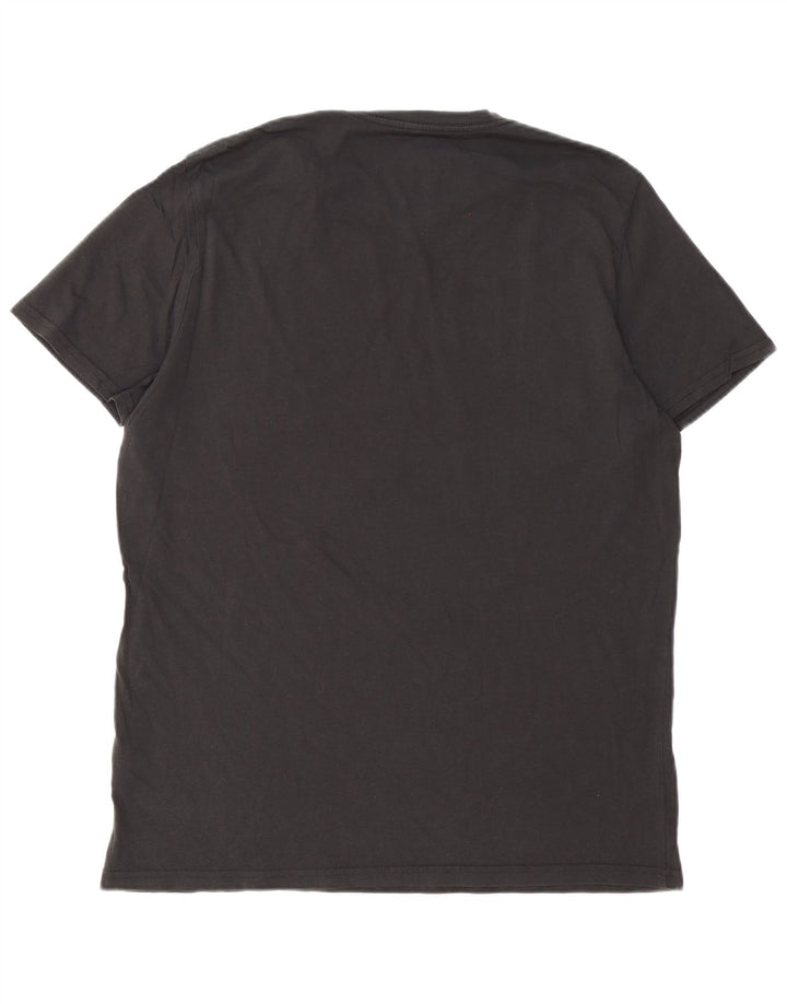 Męski T-shirt z grafiką Wrangler, duży, czarny, bawełniany