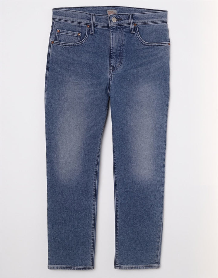 Męskie jeansy Levi's 502 Straight W30 L30 Niebieskie bawełniane