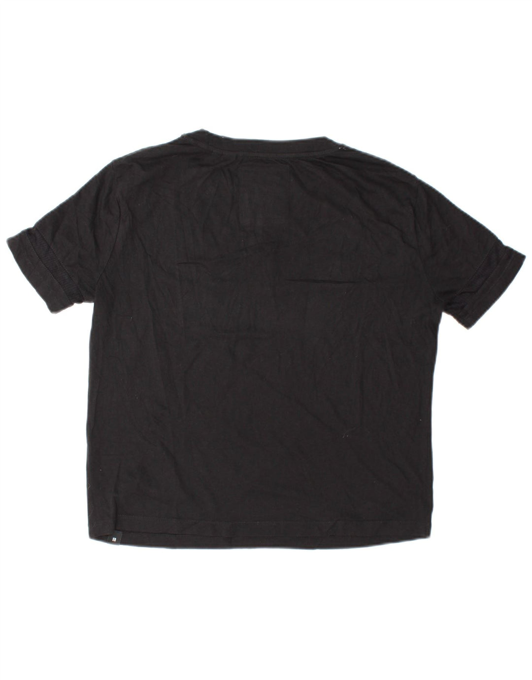 SUPERDRY Damska koszulka o luźnym kroju z krótkim rękawem i grafiką Top UK 10, mała czarna