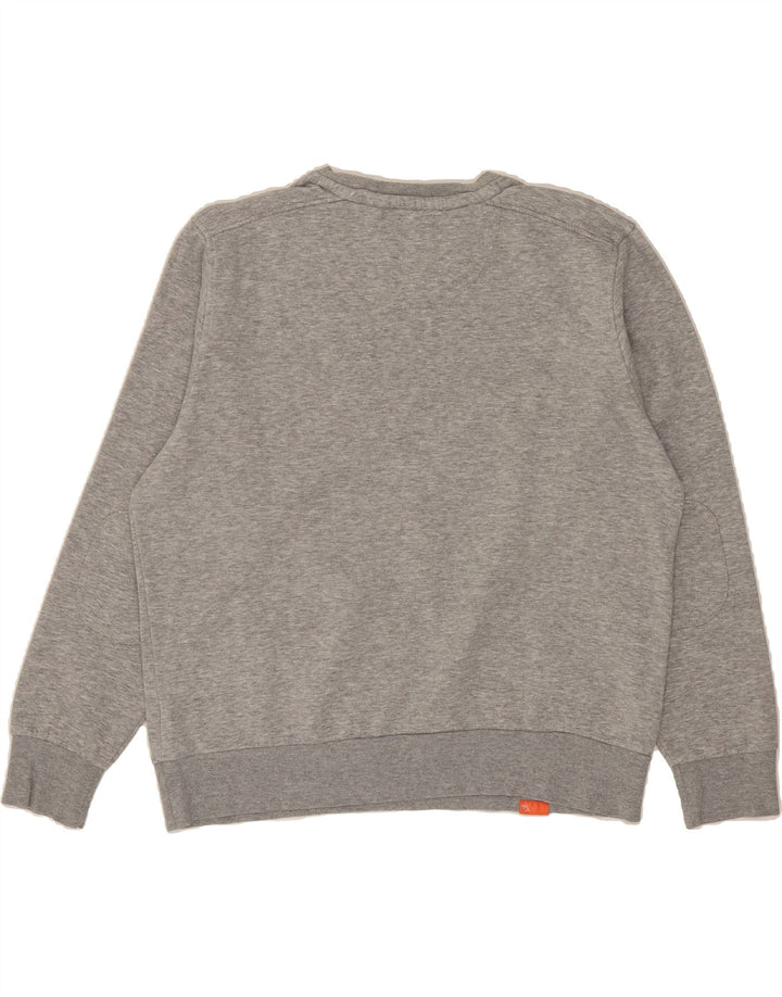 VINTAGE Mens Sweatshirt Jumper IT 56 XL Grey Cotton Vintage Vintage and Second-Hand Vintage from Messina Hembry 