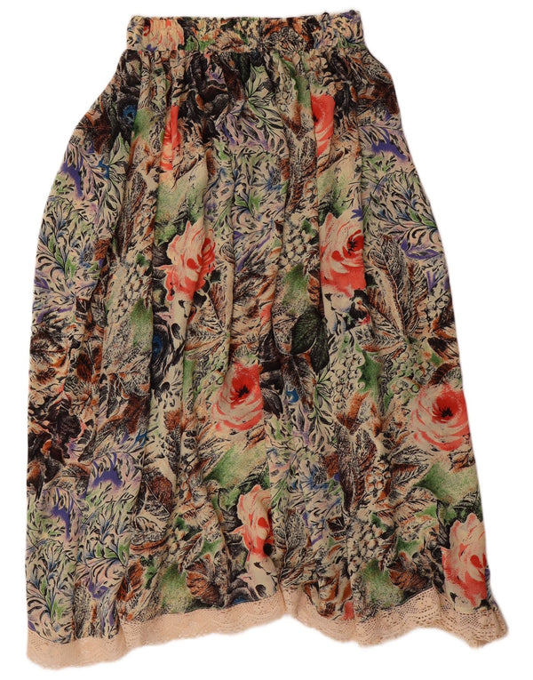Spódnica damska Betty Barclay UK 14 Large W32 wielobarwny kwiatowy