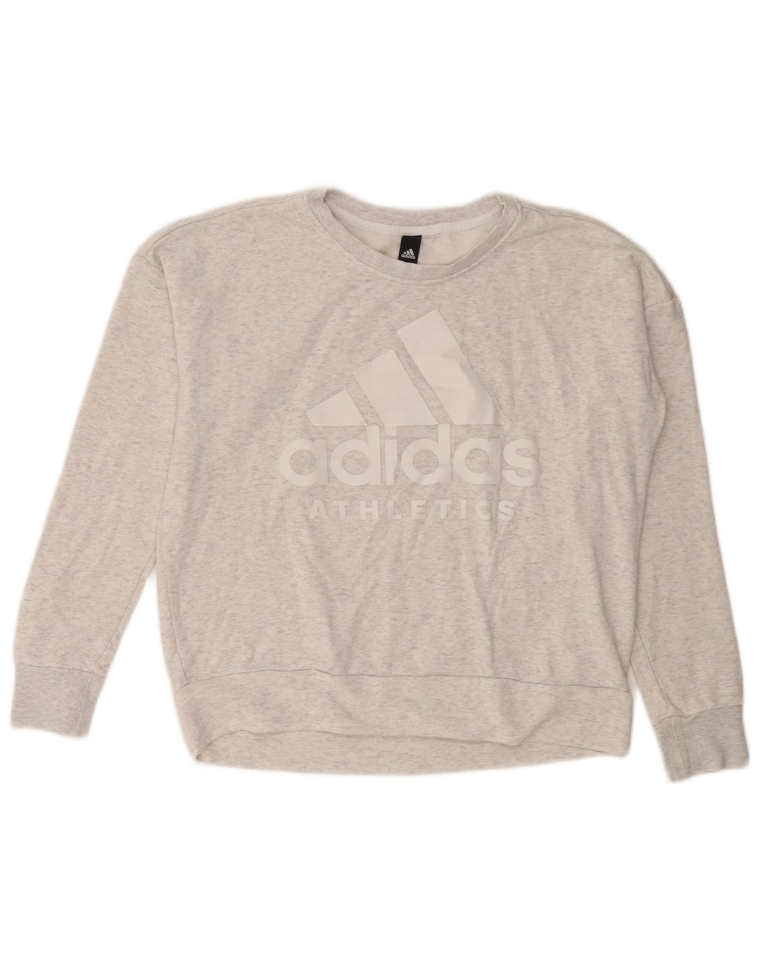 Damska bluza ADIDAS Graphic Jumper UK 16, duża, szara
