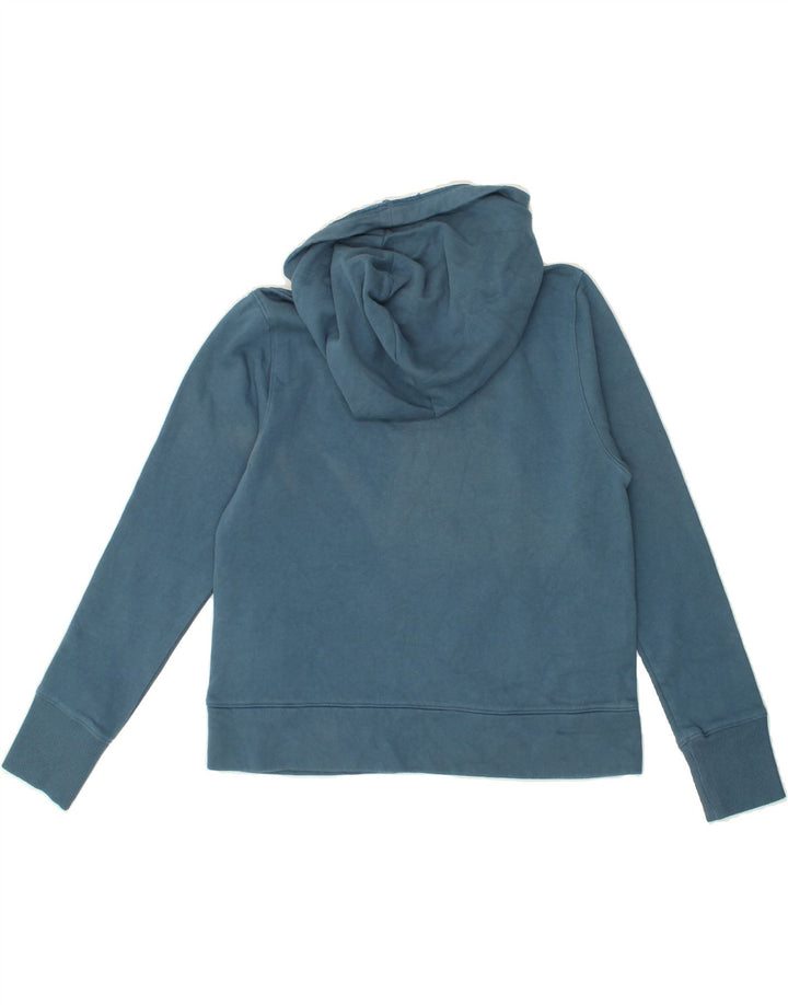 UNDER ARMOUR Womens Hoodie Jumper UK 14 Medium Blue Cotton Vintage Under Armour and Second-Hand Under Armour from Messina Hembry 