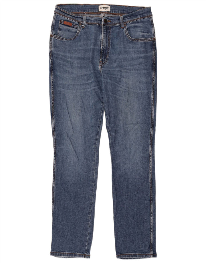 Męskie jeansy Wrangler W34 L30 Niebieskie bawełniane