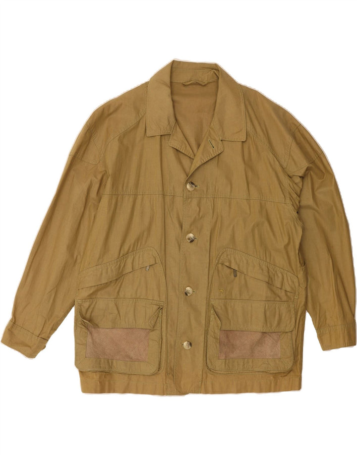 CAMEL Mens Bomber Jacket IT 50 Large Khaki Cotton Vintage Camel and Second-Hand Camel from Messina Hembry 
