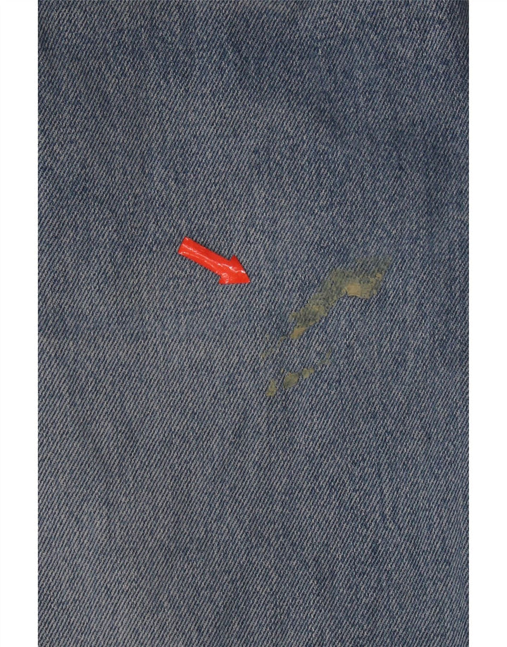 Męskie jeansy Levi's 501 Straight W33 L30 Niebieskie bawełniane