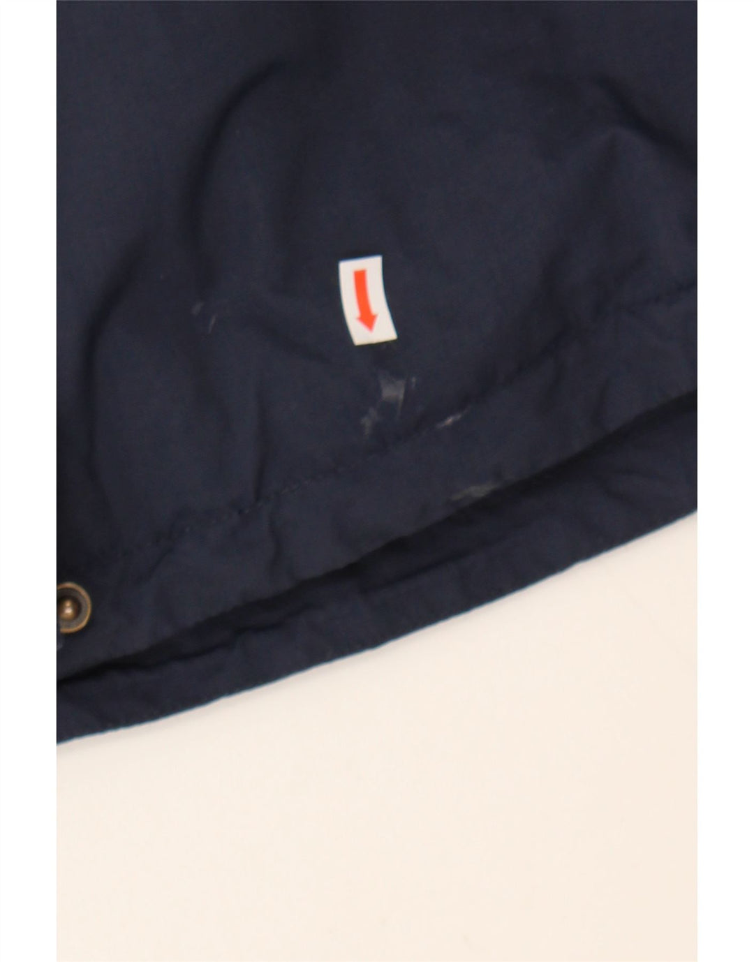 FAT FACE Womens Hooded Bomber Jacket UK 12 Medium Navy Blue Nylon Vintage Fat Face and Second-Hand Fat Face from Messina Hembry 