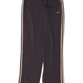 Damskie spodnie dresowe Adidas UK 16, duże granatowe, poliamidowe