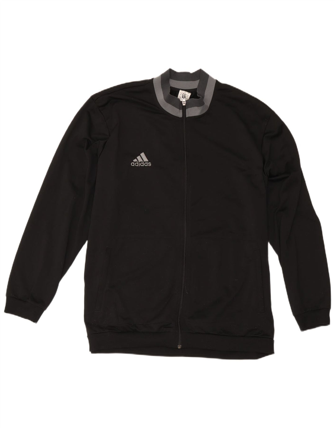 Adidas Męska bluza dresowa Top 2XL Czarny poliester z blokami kolorów