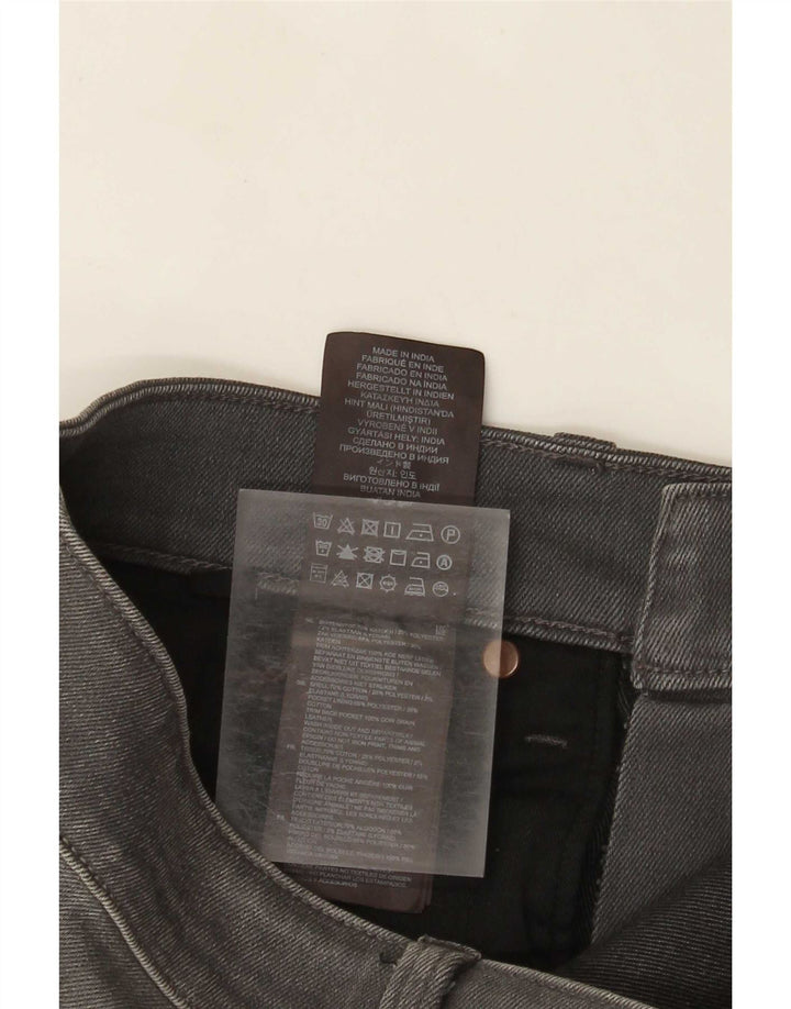 G-Star Męskie Revend Distressed Super Slim Jeans W32 L32 Szara bawełna