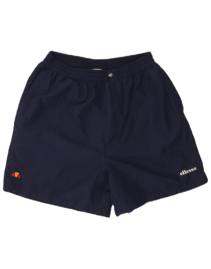 Męskie spodenki codzienne Ellesse, duże, W36, granatowe, poliestrowe