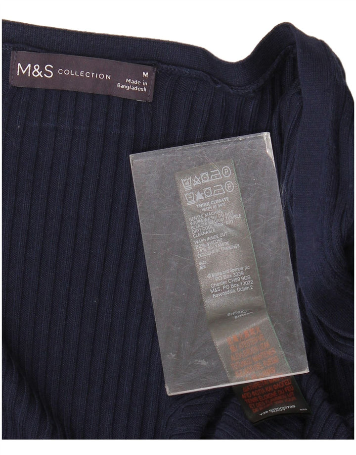 Sweter damski Marks & Spencer Longline Cardigan UK 14, średni granatowy