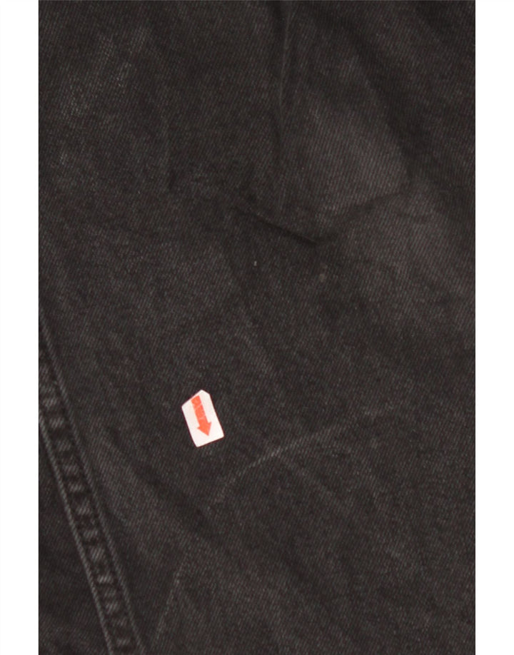 ALL SAINTS Męskie proste dżinsy Sid W32 L26 Czarna bawełna