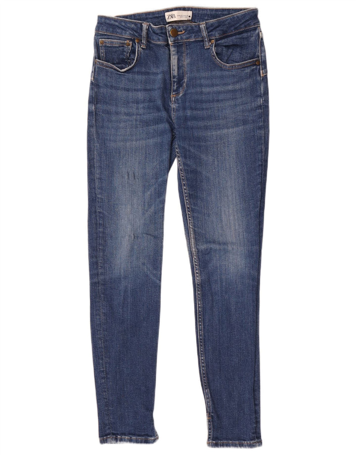 Damskie jeansy skinny Zara EU 40 Medium W30 L29 Niebieskie