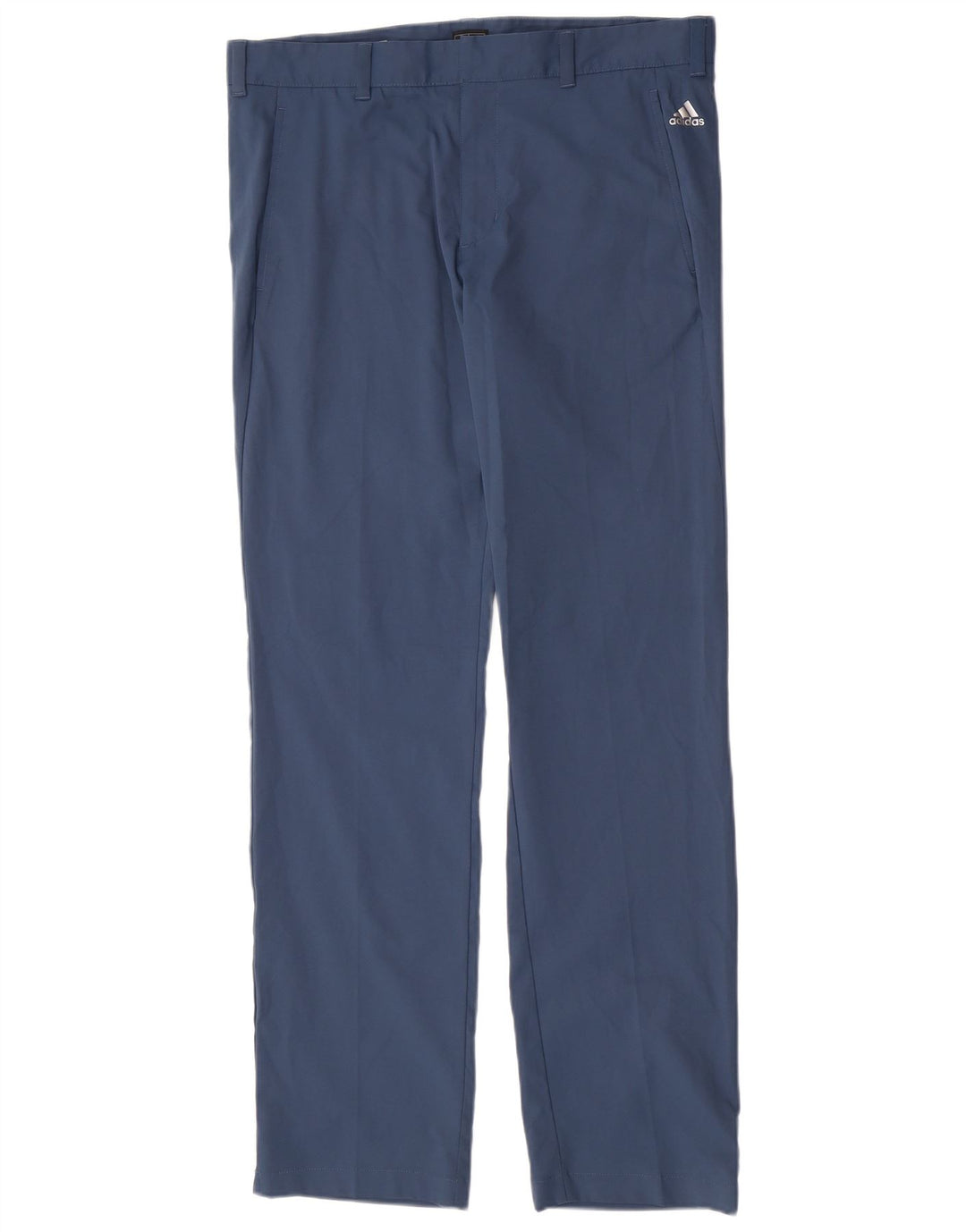 Adidas Męskie Proste Spodnie Chino W34 L34 Niebieski Poliester