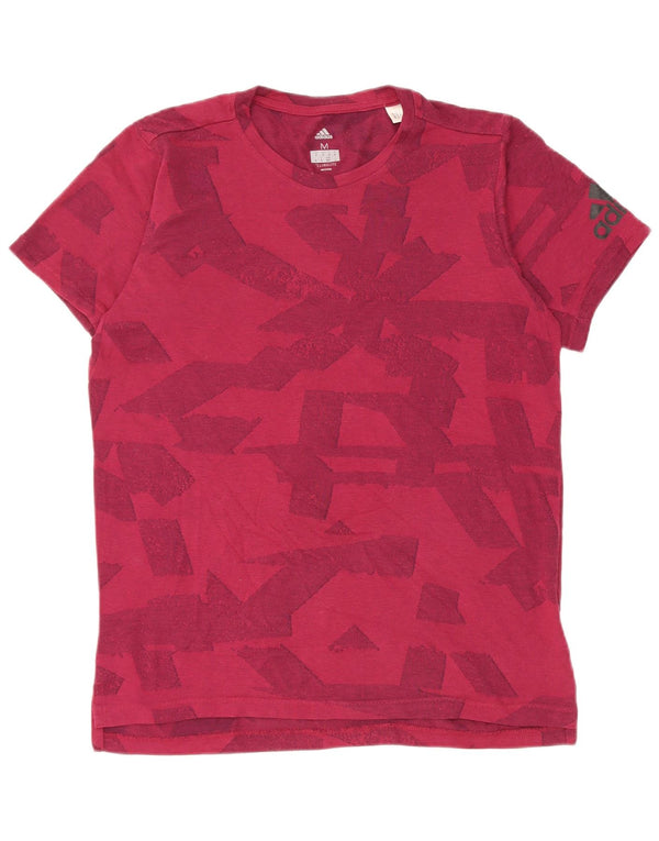Adidas Męska koszulka Climalite Graphic Top Medium Burgund Geometric