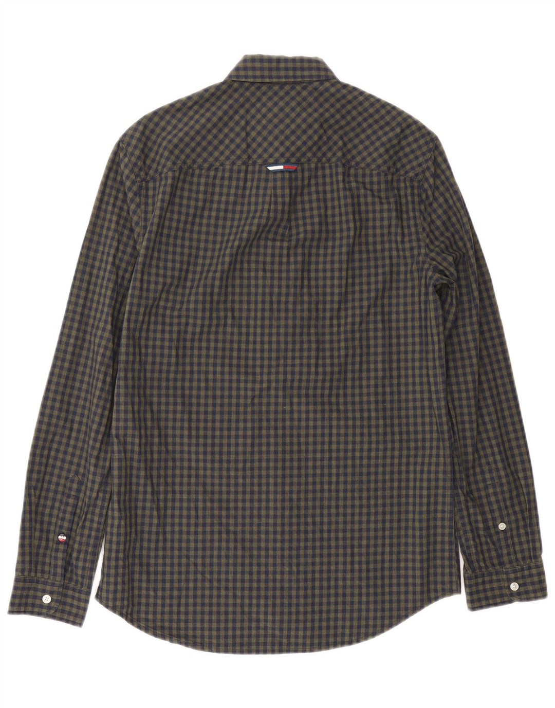 Koszula męska Tommy Hilfiger o regularnym kroju, mała, granatowa, bawełniana w kratkę